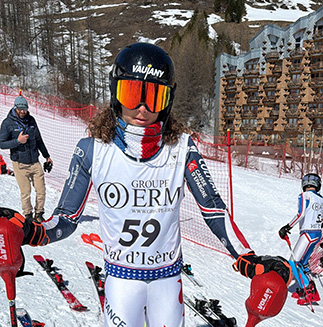 Mael : Skieur U14 - 2ème à la JB CUP - Ski Club Vaujany